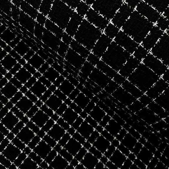 Siyah Gümüş Simli Festival Chanel