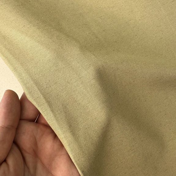 Yağ Yeşili Keten Kumaş