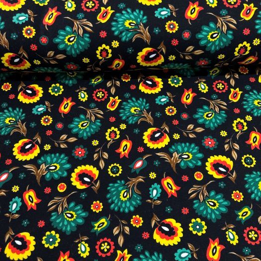 Karanfilli Divitin-Pazen Kumaş Yeşil