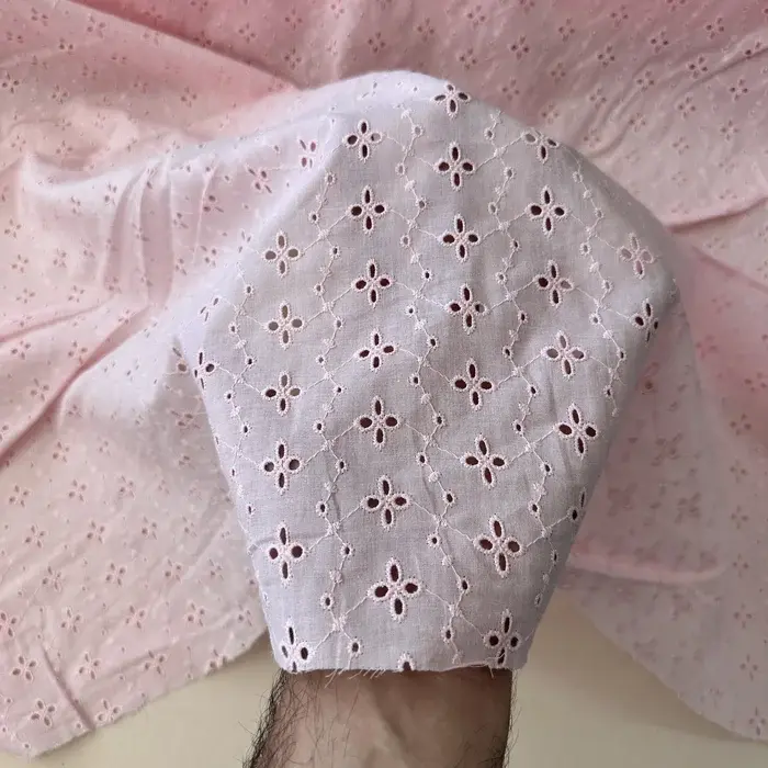 Minik Desenli Fisto Kumaş Pembe