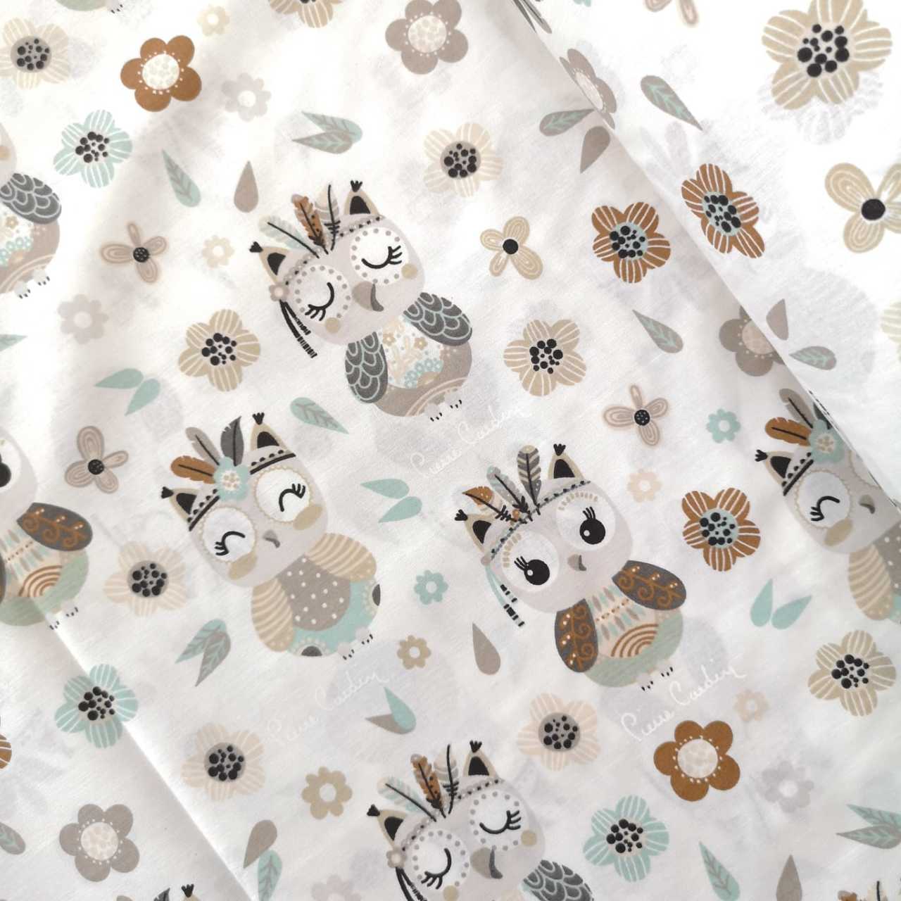 Kızıl Derili Poplin Kumaş Mint