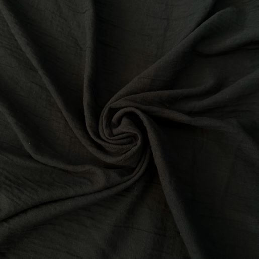 Siyah Double Müslin Bezi