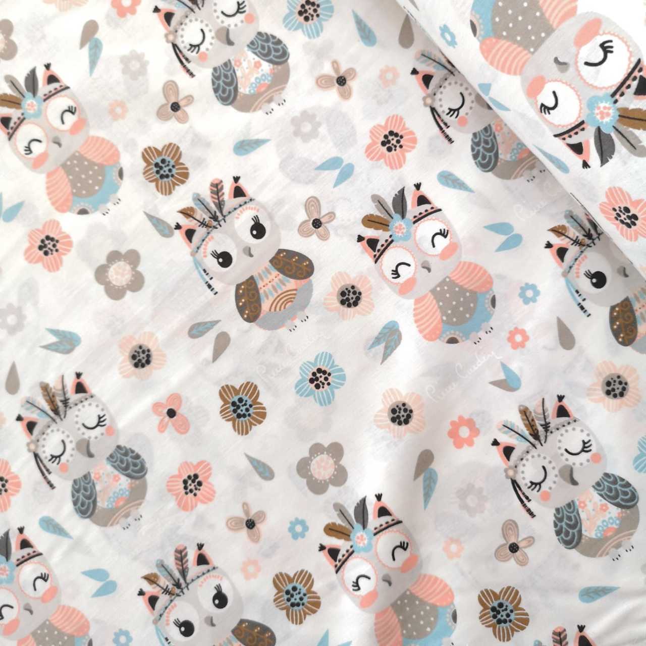 Kızıl Derili Poplin Kumaş Somon