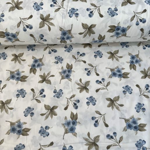 Kokina Poplin Kumaş İndigo