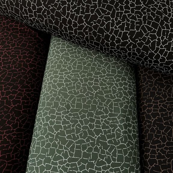 Dalgalı Desen Viskon Kumaş