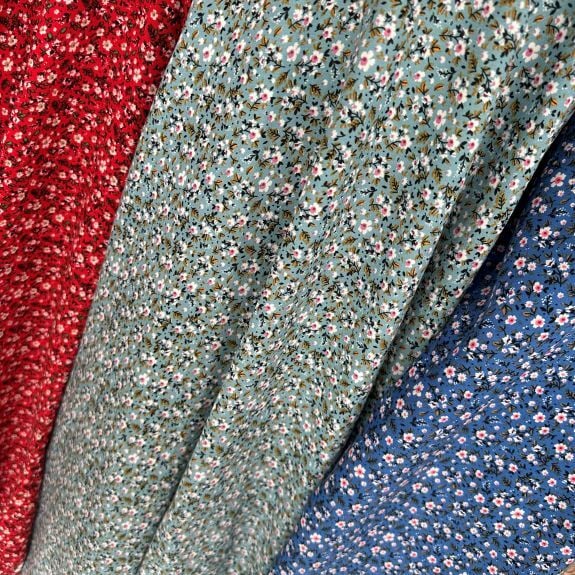 Çıtır Menekşe Viskon kumaş