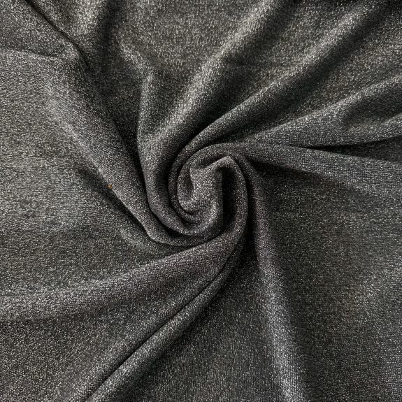 Gümüş Simli Triko Kumaş