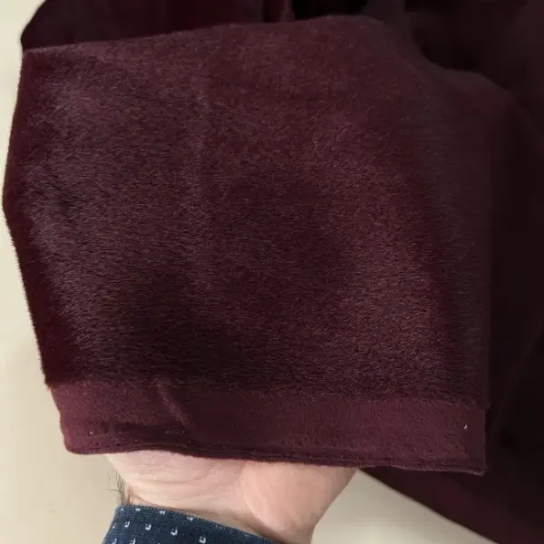 Fox Kaşe Kumaş Bordo