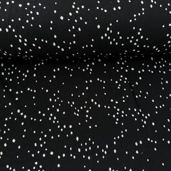 Siyah Noktalı Quin Krep