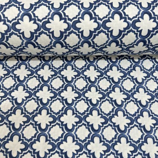 Sur Desen Duck Bezi Mavi