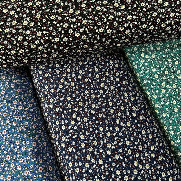 Minik Güller Viskon Kumaş
