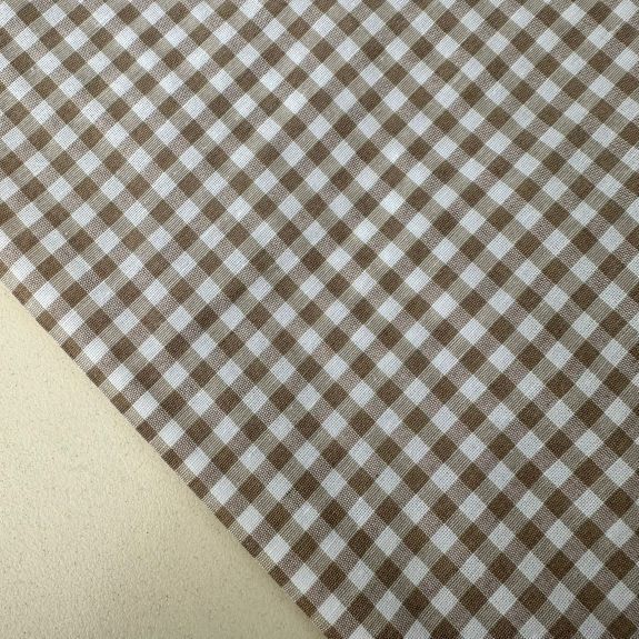 Bej Pötikareli Zefir Kumaş