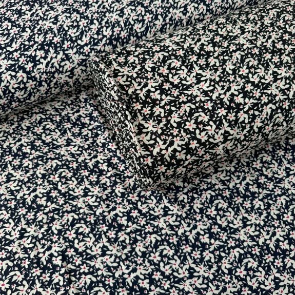 Sık Çiçekli Viskon Kumaş