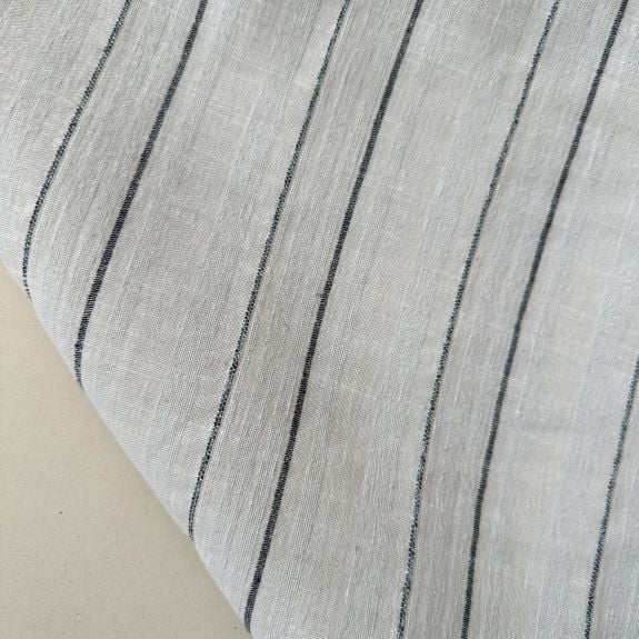 Akça Çizgili Keten