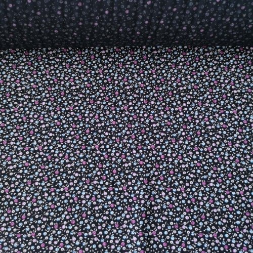 Minik Noktalar Tek En Viskon Kumaş Mint