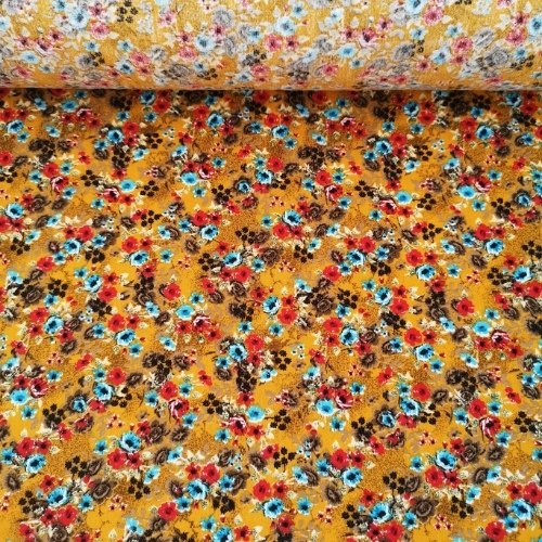 Minik Deste Çiçekler Tek En Viskon Sarı