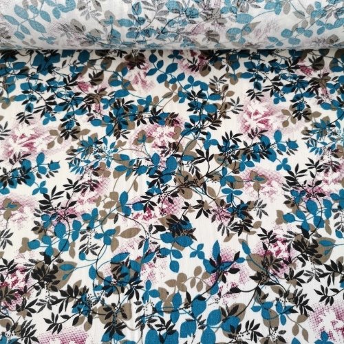 Dallar Tek En Viskon Kumaş Mint