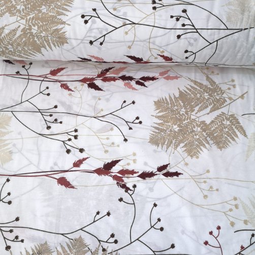 Sonbahar Dalları Polycotton Poplin Kumaş