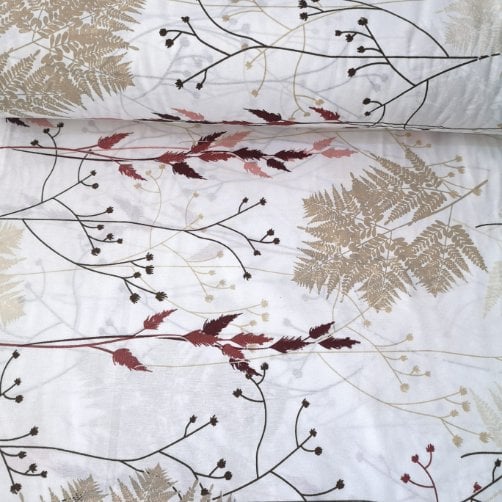 Sonbahar Dalları Polycotton Poplin Kumaş