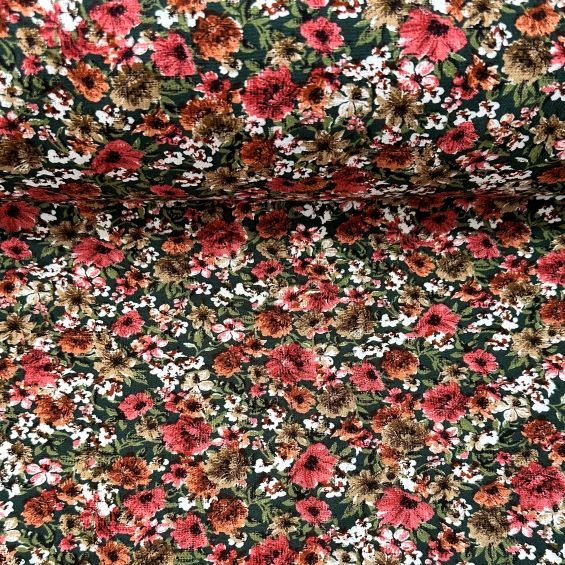 Çan Çiçekleri Tek En Viskon Kumaş Nar Çiçeği