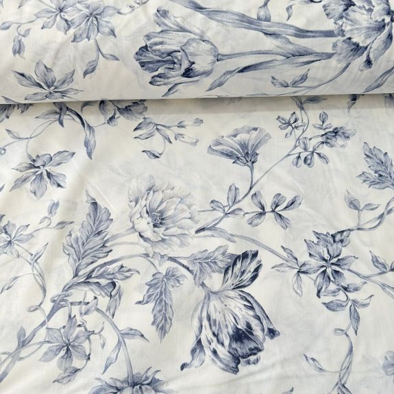 Orient Poplin Kumaş Mavi
