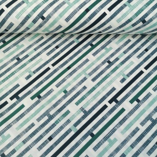 Çubuklar Duck Bezi Mint