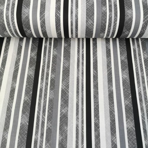 Renkli Çizgiler Duck Bezi Gri