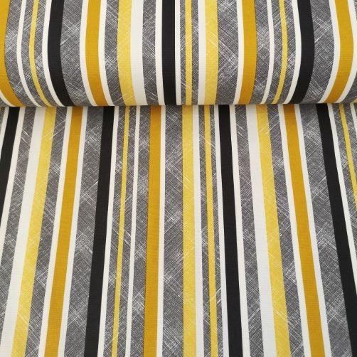 Renkli Çizgiler Duck Bezi Sarı