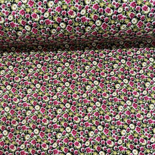 Çıtır Papatyalı Divitin-Pazen Kumaş Pembe