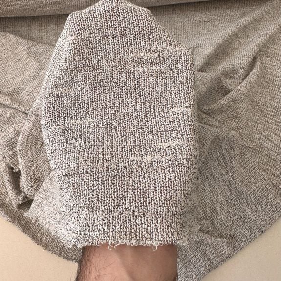 Bej Kırçıl Triko Kumaş