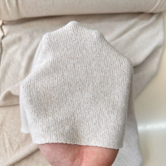 Krem Yumuşak Triko Kumaş