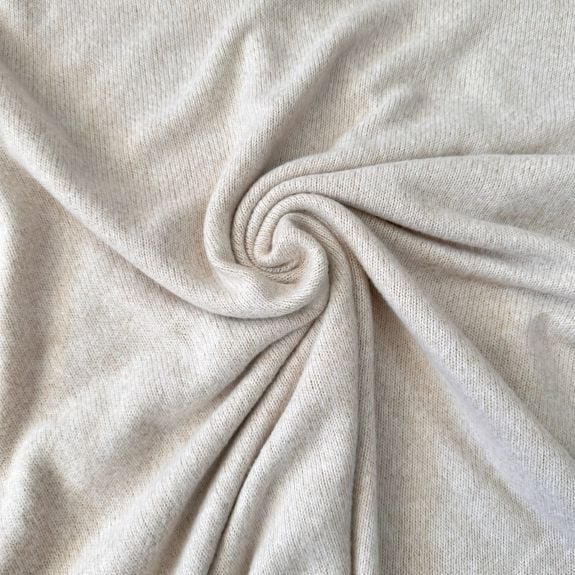 Krem Yumuşak Triko Kumaş
