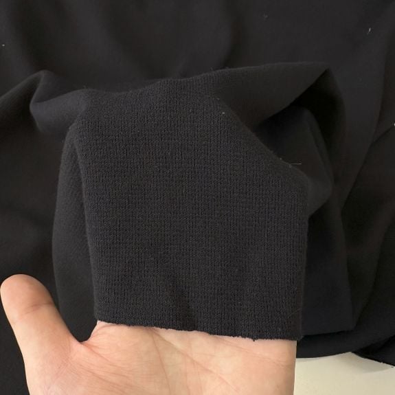 Siyah Triko Kumaş