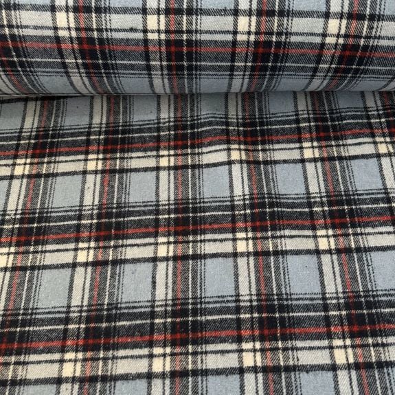 Mavi Lacivert Kareli Oduncu