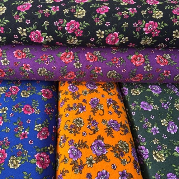 Gül Buketi Divitin-Pazen Kumaş