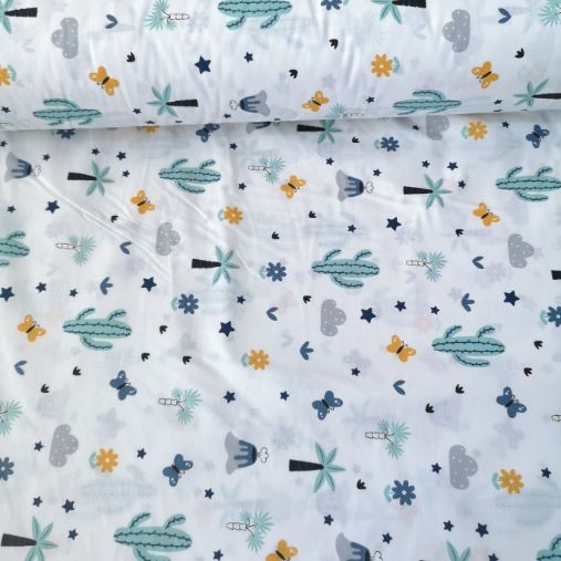 Desert Poplin Kumaş Mint