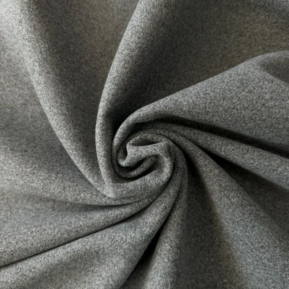 Gri Kırçıllı Kaşe Kumaş