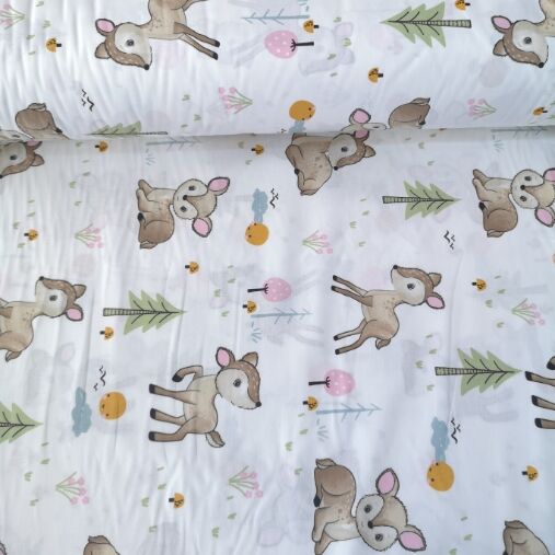 Ceylan Bambi Poplin Kumaş Kahverengi