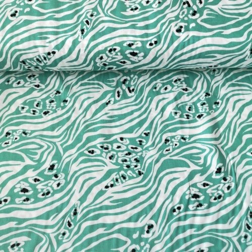 Ağaç Kabuğu Viskon Kumaş Yeşil