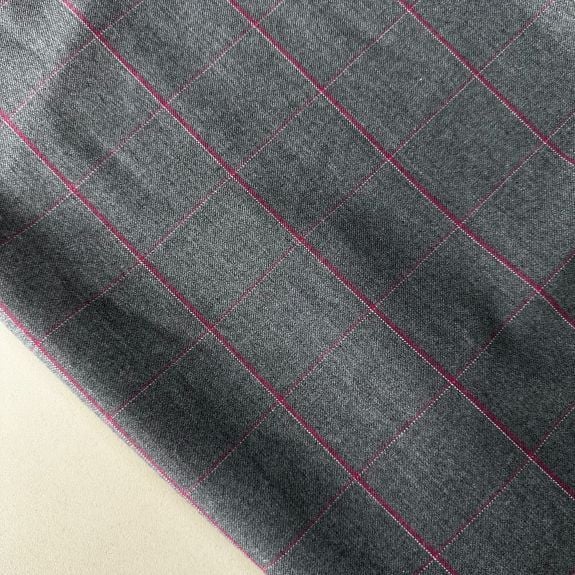 Fuşya Kareli Poliviskon