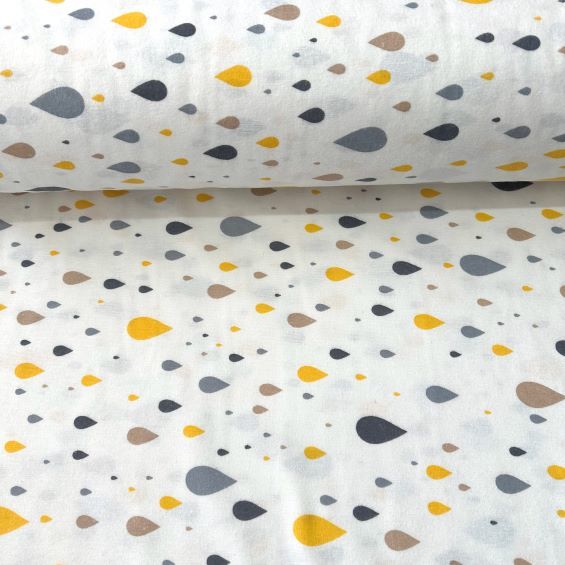 Renkli Balonlar Pazen Kumaş Sarı