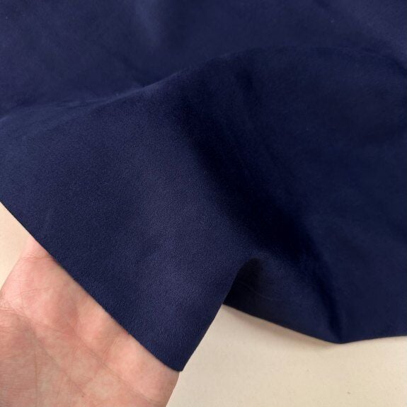 Lacivert Süet Kumaş