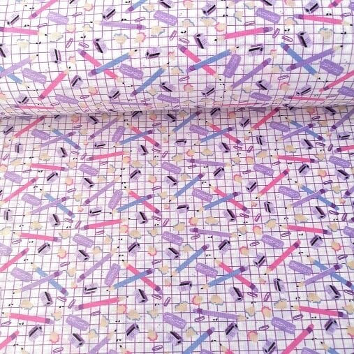 Lila Kalemler Raşel Kumaş