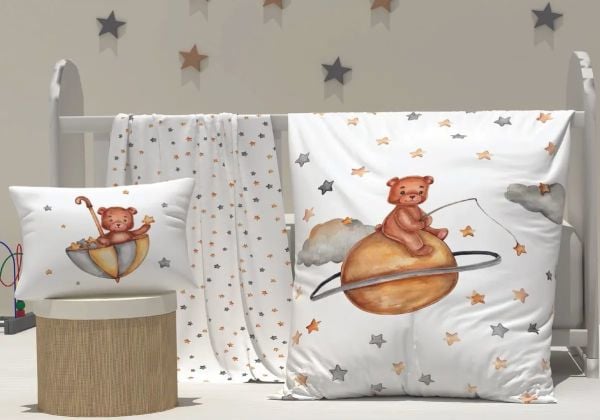 Ayıcık Nevresim Takımı (Dikilmemiş)