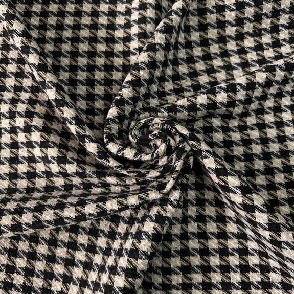 Bej Kaz Ayağı Kumaş