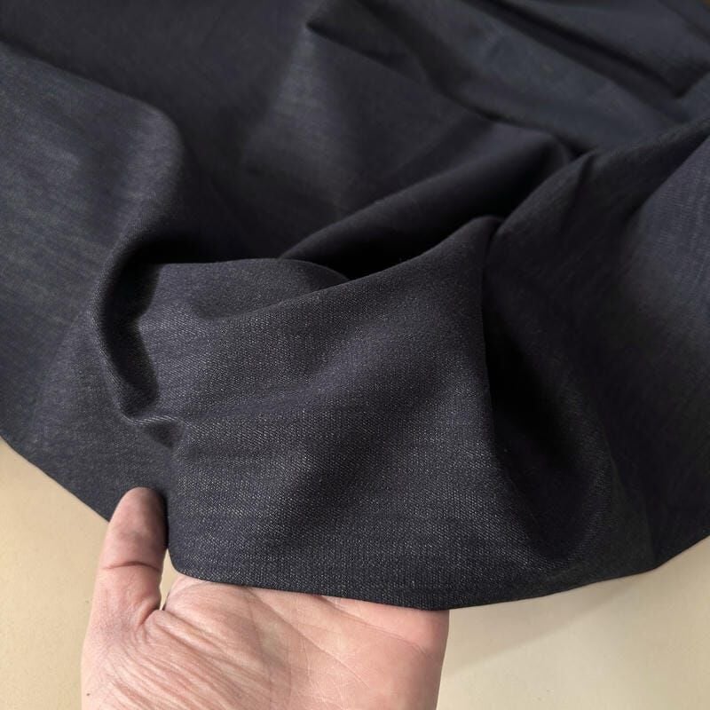 Lacivert İnce Kot Kumaş