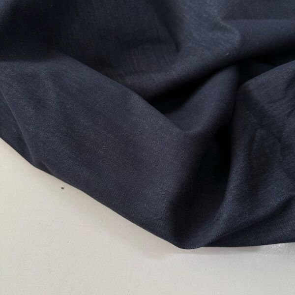 Lacivert İnce Kot Kumaş