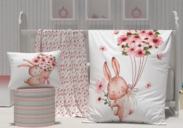 Rabbit Nevresim Takımı (Dikilmemiş)