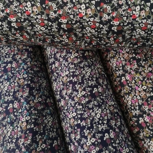 Minik Gelincik Tek En Viskon Kumaş